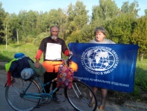 18.09.2015г.посещение администрации участника велопробега Брест-Смоленск-Москва - 3